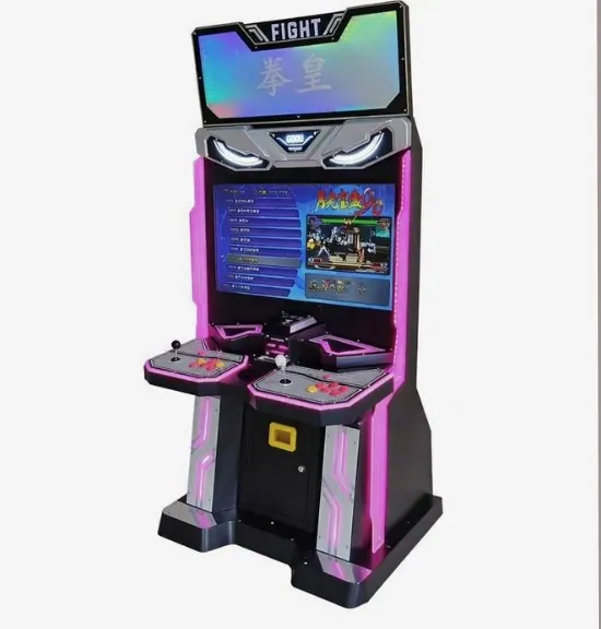LED retro video arcade machine by BounceParkSG