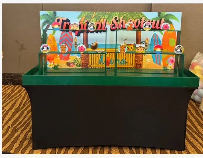 Aloha Shootout carnival game by BounceParkSG
