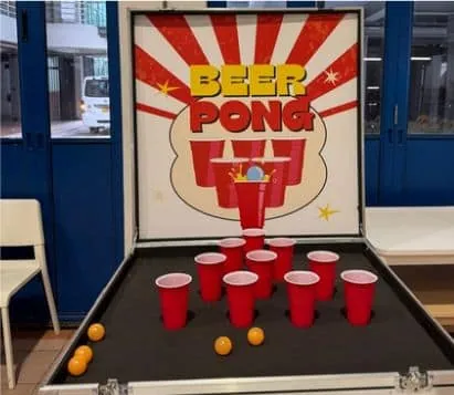 Beer Pong carnival game by BounceParkSG