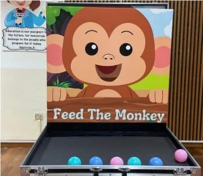 Feed the Monkey carnival game by BounceParkSG