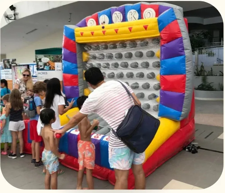 Giant Plinko carnival game by BounceParkSG