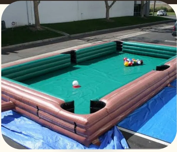 Giant Pool Table Game carnival game by BounceParkSG