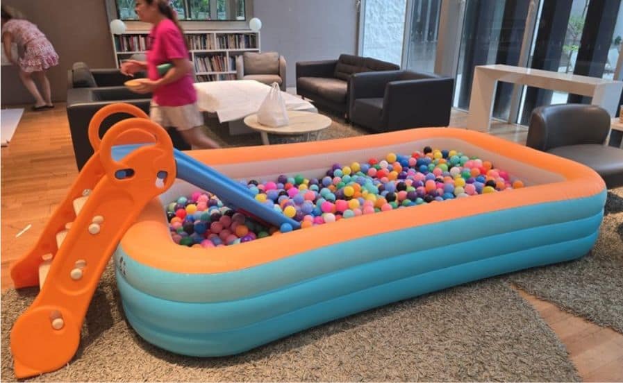 Inflatable Ball Pit with Slide