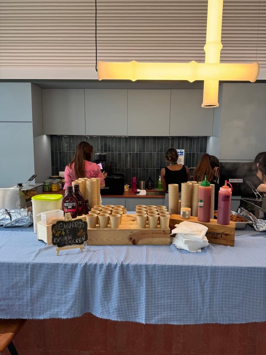 Food stations by BounceParkSG