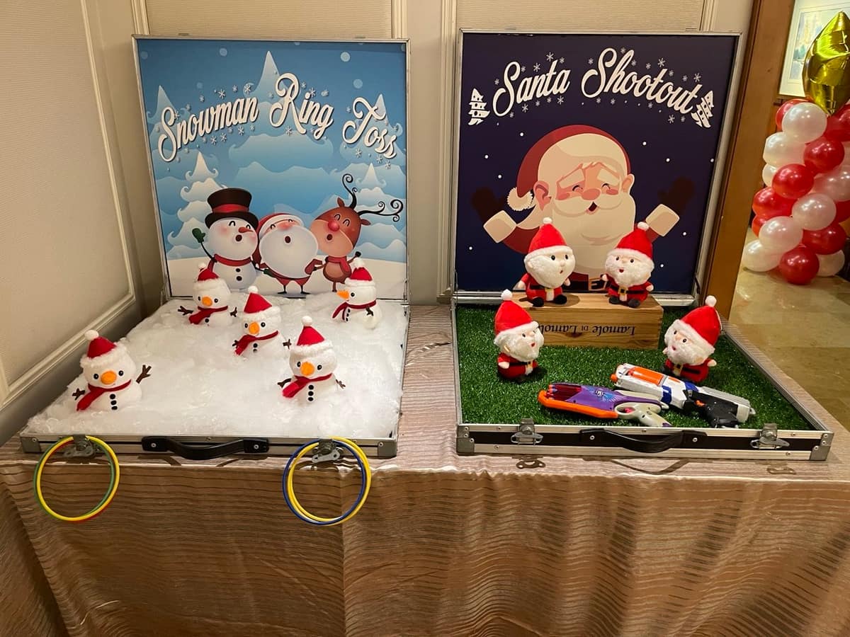 Festive Game Booths for Christmas events by BounceParkSG