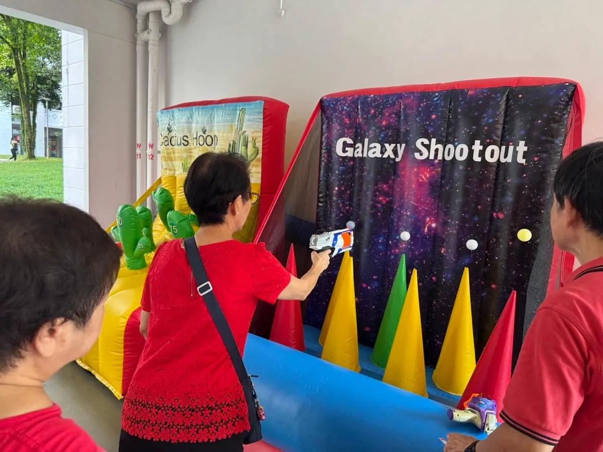 Galaxy Shootout dart game booth