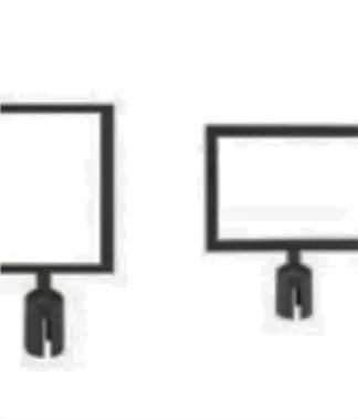 Signage Queue Pole (B)