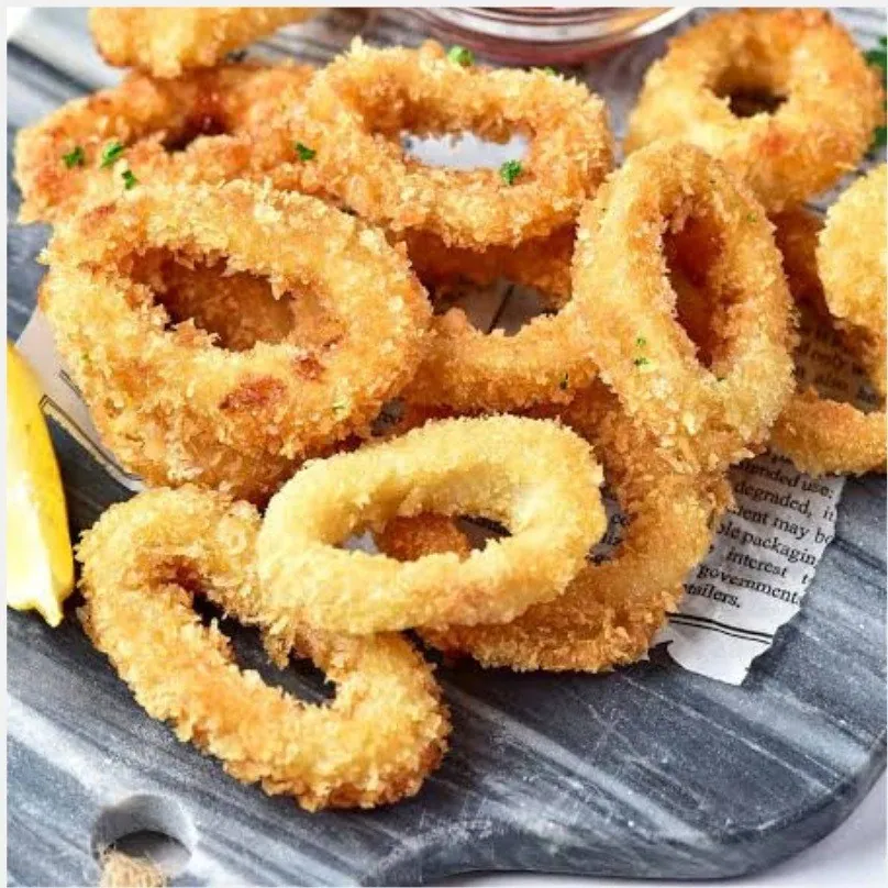 Calamari rings at a BounceParkSG live station