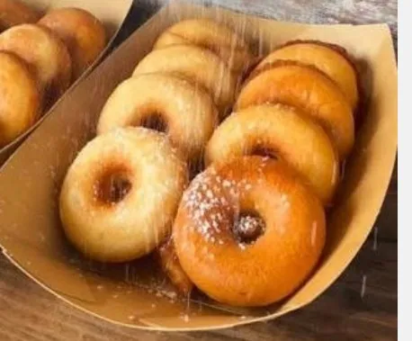 Mini Donuts live station at a BounceParkSG event