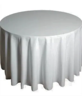Round Table with Cloth (5ft) for rent from BounceParkSG