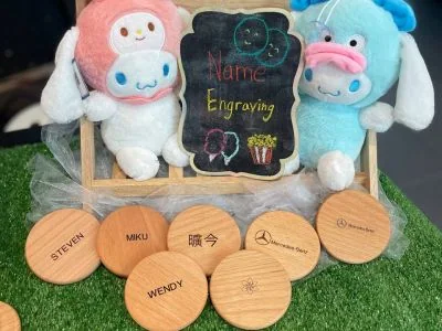 Laser engraved wooden keepsakes